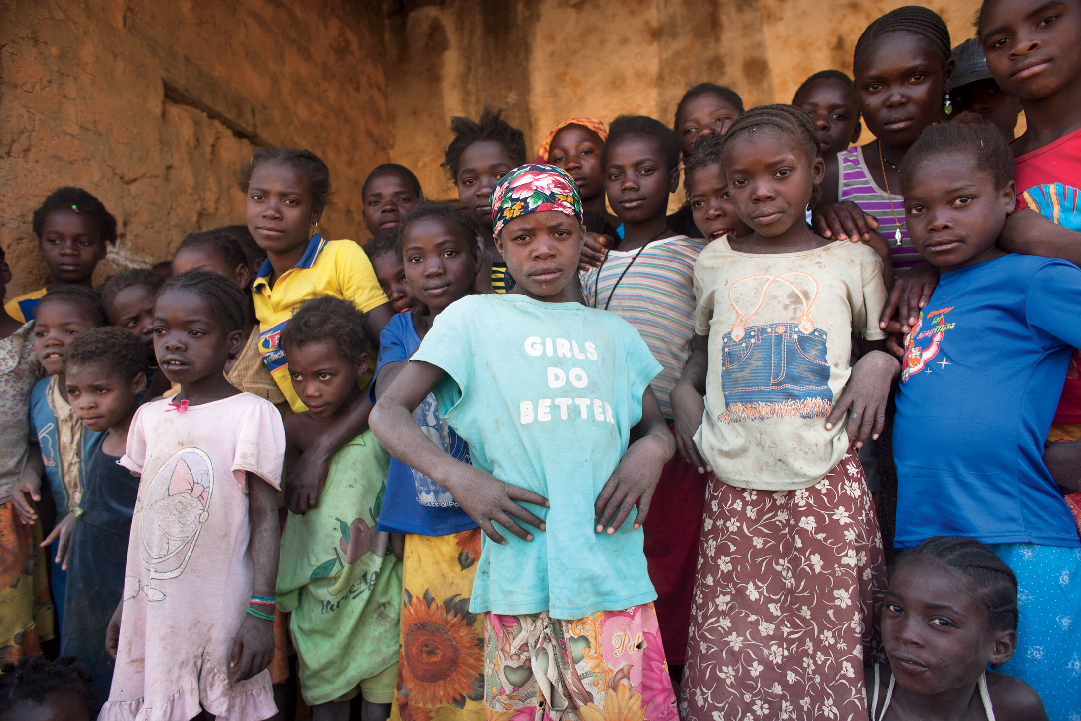 Girls in Angola
